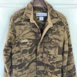 Wool camouflage field jacket